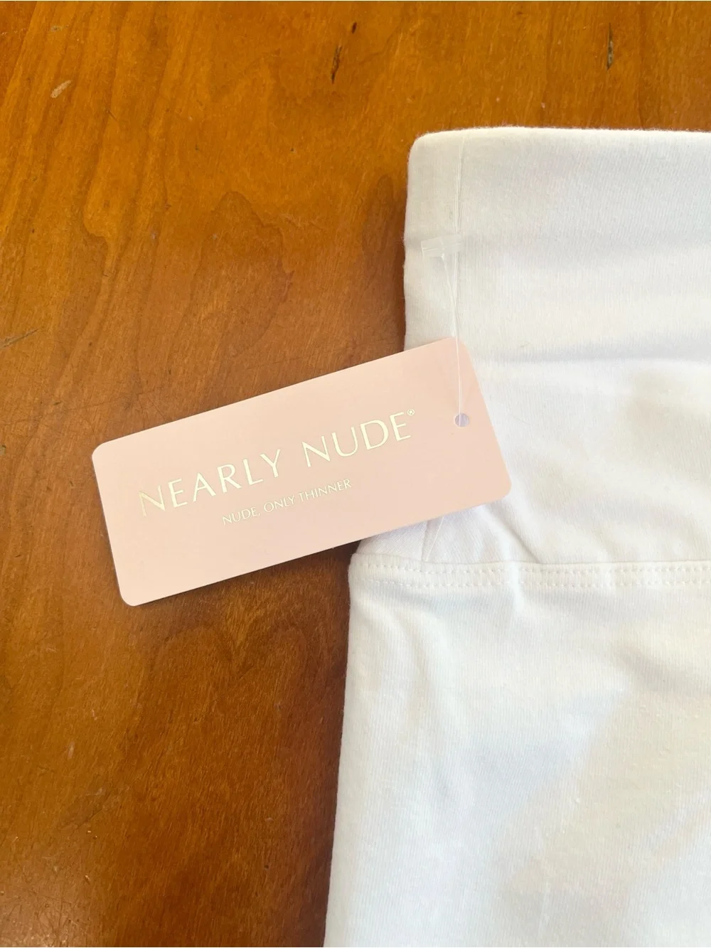 NWT- Nearly Nude Slimming Hi-Waist Capri Shape-Wear Leggings in Cotton/Spandex.